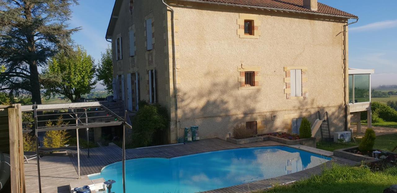 La Villa Des Coteaux Pomport Bagian luar foto